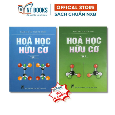 Sách - Combo Hóa Học Hữu Cơ Tập 1 + 2 - NXB Giáo Dục - HV