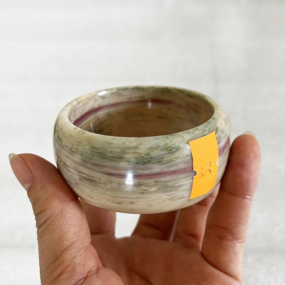 Vòng tay đá thật bản cao vân tím và đa sắc cho mệnh Thổ và Hỏa ( nhiều size)