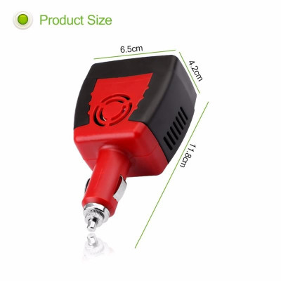 Bộ Chuyển Đổi Nguồn Điện DC 12V Sang AC 220V 150W Cho Xe Ô Tô Cao Cấp - Hàng Nhập Khẩu