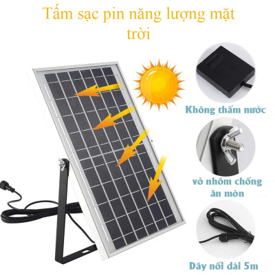 Đèn năng lượng mặt trời 60W -  45W - 80W - 100W - 180W, Hoàn toàn không sử dụng điện, có điều khiển từ xa  - D1082