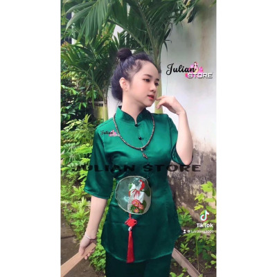 ĐỒ LAM ĐI CHÙA #Mã Freeship Xtra RP028# mẫu Đính Dây May Mắn