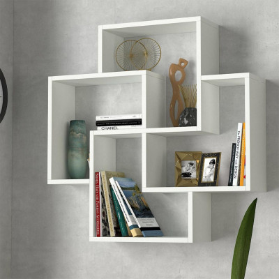 Kệ gỗ trang trí đa năng SMLIFE Worthington