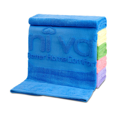 Combo 2 Khăn Tắm Cotton Tự Nhiên 100%  Xuất Nhật Niva BJ3 Mềm Mịn Thấm Hút, An Toàn, Trơn Kích Thước 700x1400 mm