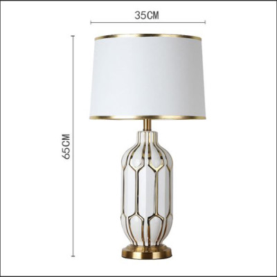 Đèn ngủ để bàn TIGEN kiểu dáng hiện đại, cao cấp trang trí nội thất sang trọng - kèm bóng LED chuyên dụng.