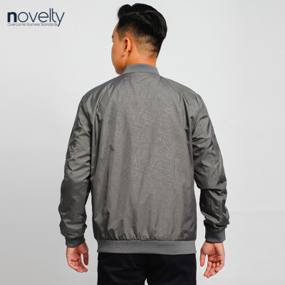 Áo jacket nam in chìm Novelty xám đậm 2203382