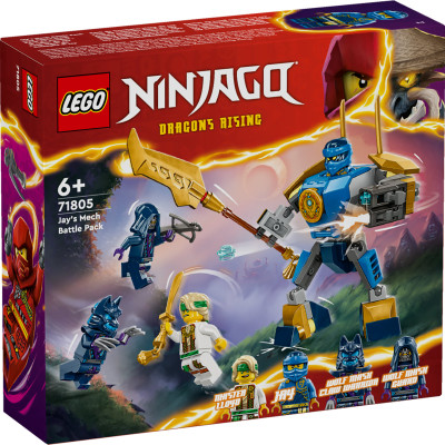 LEGO NINJAGO 71805 Đồ chơi lắp ráp Chiến giáp của Jay (78 chi tiết)
