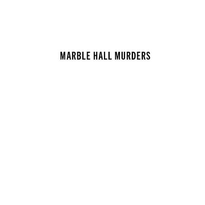 Sách ngoại văn: Marble Hall Murders