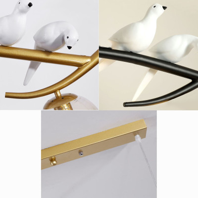 Đèn thả ROVER kiểu dáng sang trọng trang trí nội thất hiện đại, cao cấp - Tặng kèm bóng đèn đầy đủ