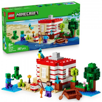 Đồ Chơi Lắp Ráp Pháo Đài TNT Trong Rừng - Lego Minecraft 21275 (287 Mảnh Ghép)
