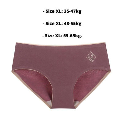 Quần Lót Nữ CottonFRRESHIPQuần Chip Nữ Y Tế O2 Cạp Ép  Kháng Khuẩn Không Đường May