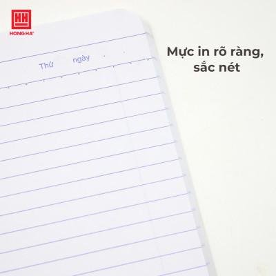 Sổ bìa bồi kẻ ngang B5 300 trang Hồng Hà Subject - 4536