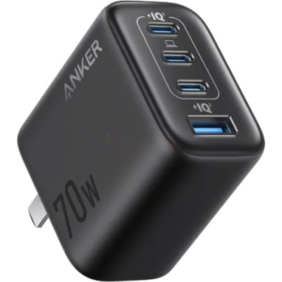 Cốc sạc Anker Zolo Fast Charging 1USB 3Type-C 70W A121C - Hàng chính hãng
