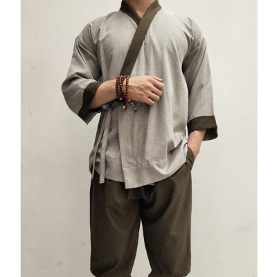 ĐỒ LAM ĐI CHÙA Đồ Lam Đi Chùa Set Đồ Nam Cao Cấp S11