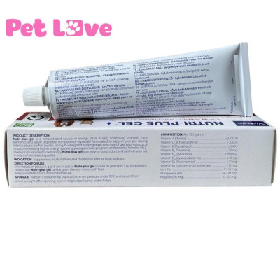Nutri plus Gel - dinh dưỡng cao cấp cho chó mèo yếu và còi cọc 