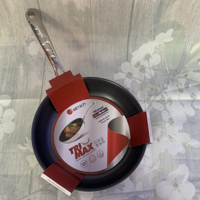 [Elmich - 3740] Chảo chống dính inox cao cấp 2 lớp đáy liền Tri-max