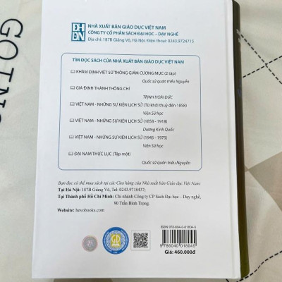 Sách - Đại Cương Lịch Sử Việt Nam (Toàn Tập) - BÌA CỨNG - NXB Giáo Dục - HV