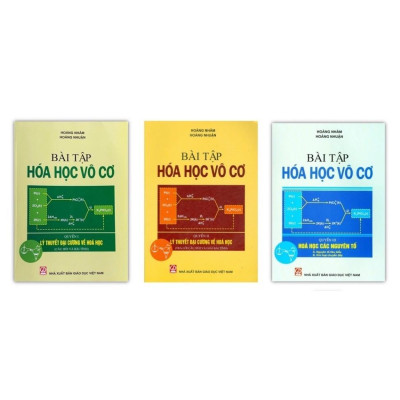 Sách - Combo 3 Cuốn - Bài Tập Hóa Học Vô Cơ - NXB Giáo Dục - HV
