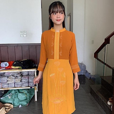 Đồ đi chùa , áo dài thời trang, đồ cao cấp , đũi thổ cẩm