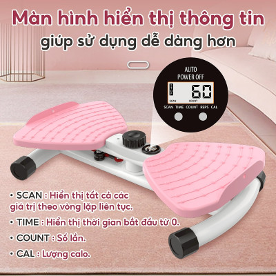 BG Dụng cụ tập thể dục 3003R xoay eo bụng đứng cho massage chân giảm cân, bàn xoay eo tập bụng, xoay eo