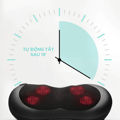 Gối massage không dây Kachi dòng cao cấp MK343 pin 2000mAh