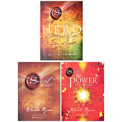 Combo The Power - Sức Mạnh + The Hero - Người Hùng + The Secret - Bí Mật Luật Hấp Dẫn (Bộ 3 Cuốn) _TM