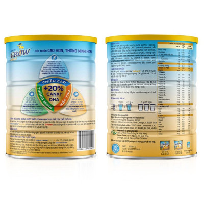 Sữa Bột Abbott Grow Gold 6+cho trẻ từ 6 tuổi trở lên (900g)