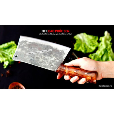 Dao Phúc Sen Dao Chặt Gà Mới Cán Ốp Cẩm N09OCD