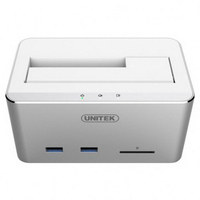 HDD Dock Unitek 2.5 3.5 sata 6G + Hub + Card SD Unitek Y-1092 (3.0) - HÀNG CHÍNH HÃNG