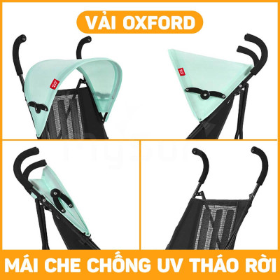 Xe đẩy ngồi du lịch cho em bé 6 tháng 1 2 3 4 tuổi gấp gọn Base MySun