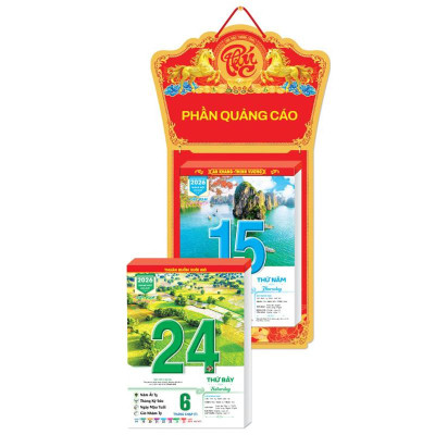 Lịch Bloc Cực Đại 2026 - Việt Nam Quê Hương Tôi - Thành Công - Đại Việt Á DVA05 - Chữ Phúc