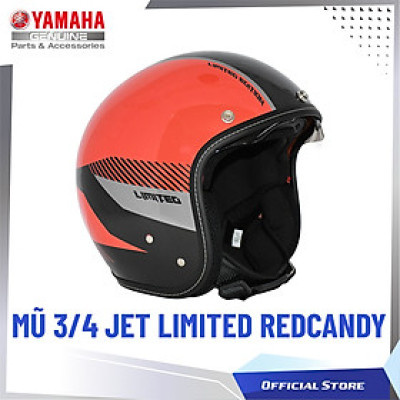 MŨ 3/4 JET LIMITED REDCANDY