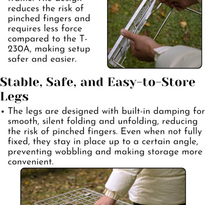 Kệ inox để đồ đa năng Campingmoon T-235A-1T (Kệ đơn) T235A T 235A 1T