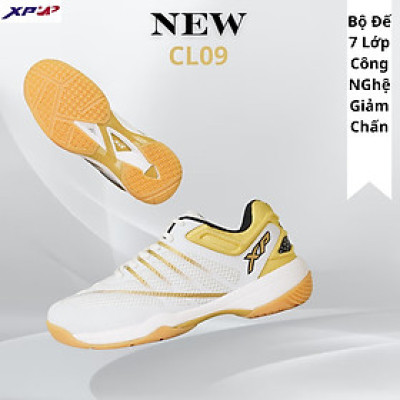 Giày Thể Thao cầu lông bóng chuyền CL09, Cao Cấp Bộ Đế 7 lớp Công Nghệ Giảm Chấn Giúp Linh Hoạt Di Chuyển Bật Nhảy