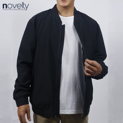 Jacket nam 2 lớp Novelty Casual màu đen NJKMMDMPLB2306002