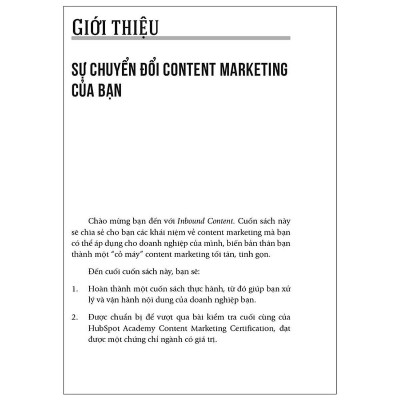 Sách - Inbound Content - Xây Dựng Chiến Lược Nội Dung Theo Phương Thức Inbound - First News
