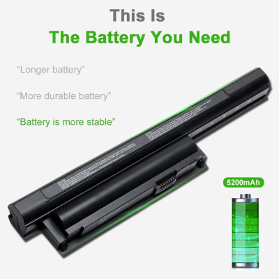 Pin Tương Thích Cho Laptop Sony Bps22 - 6 Cell - Vaio Vpcea Vpceb Vpcec Vpcee Vpcef - Hàng Nhập Khẩu New Seal TEEMO PC TEBAT1419