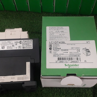 | CHÍNH HÃNG| Khởi động từ LC1DT40BL Schneider 4P 40A coil 24Vdc