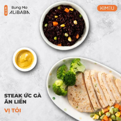 Ức Gà Steak Vị Tỏi Hàn Quốc Ăn Liền Healthy Tăng Cơ Giảm Cân - Gói 130g