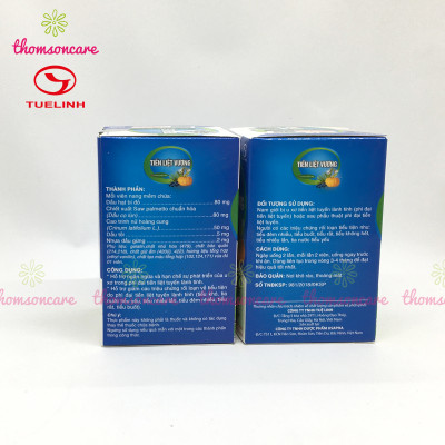 Tiền liệt vương - Hỗ trợ giảm tiểu đêm, tiểu buốt - Hộp 60 viên chính hãng Tuệ linh