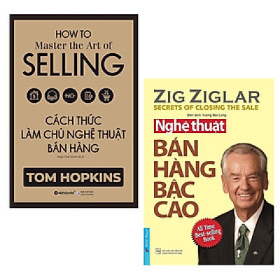 Combo 2 Cuốn Sách Kỹ Năng Làm Việc Hiệu Quả Làm Thay Đổi Cuộc Đời Bạn: Cách Thức Làm Chủ Nghệ Thuật Bán Hàng + Nghệ Thuật Bán Hàng Bậc Cao (Tái Bản) / Tặng Kèm Bookmark Happy Life
