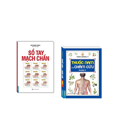 Combo 2 cuốn Cẩm Nang Sức Khỏe: Sổ Tay Mạch Chuẩn + Thuốc nam và châm cứu - Phần Y_Tặng Bookmark