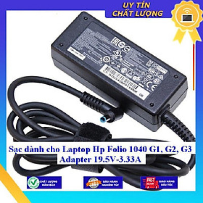 Sạc dùng cho Laptop Hp Folio 1040 G1 G2 G3 Adapter 19.5V-3.33A - Hàng Nhập Khẩu New Seal