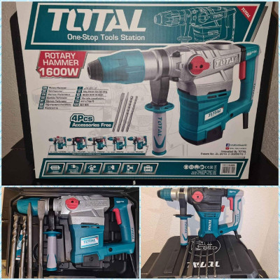 MÁY KHOAN ĐỤC BÊ TÔNG 1600W 38MM TOTAL TH116386 - HÀNG CHÍNH HÃNG