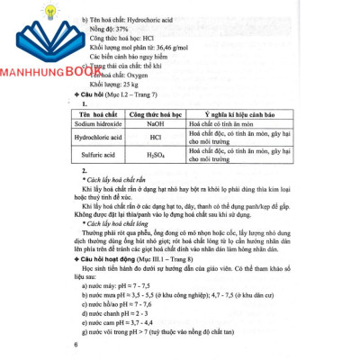 Sách-Hướng Dẫn Trả Lời Câu Hỏi Khoa Học Tự Nhiên 8 (Dùng Kèm SGK Kết Nối Tri Thức Với Cuộc Sống)