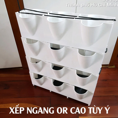 CHẬU TRỒNG RAU BAN CÔNG THẲNG ĐỨNG NÔNG NGHIỆP CÔNG NGHỆ CAO BỒ ĐÀO NHA