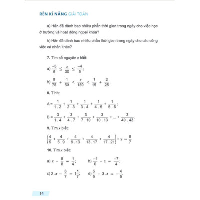 Rèn Kĩ Năng Giải Toán Lớp 6 - Tập 2 - Bản Quyền