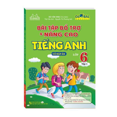 Sách - Em Học Giỏi Tiếng Anh + Bài Tập Bổ Trợ Và Nâng Cao + Chinh Phục Ngữ Pháp Và Bài Tập Tiếng Anh Lớp 6 - Tập 1 - Combo 3 Cuốn - Minh Thắng