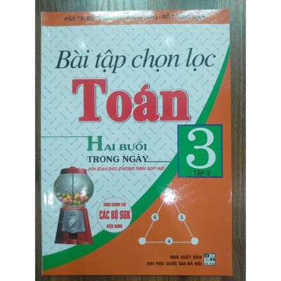 Sách - Combo Bài Tập Chọn Lọc Toán Hai Buổi Trong Ngày Lớp 3 - Tập 1 + 2 ( Hai buổi trong ngày )