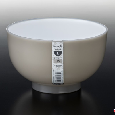 Bát nhựa tròn Nakaya Coupole Bowl L 1250ml - Made in Japan