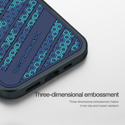 Ốp lưng chống sốc cho iPhone 13 Pro họa tiết mặt lưng 3D hiệu Nillkin Striker (chống sốc cực tốt, họa tiết màu 3D cá tính) - hàng nhập khẩu